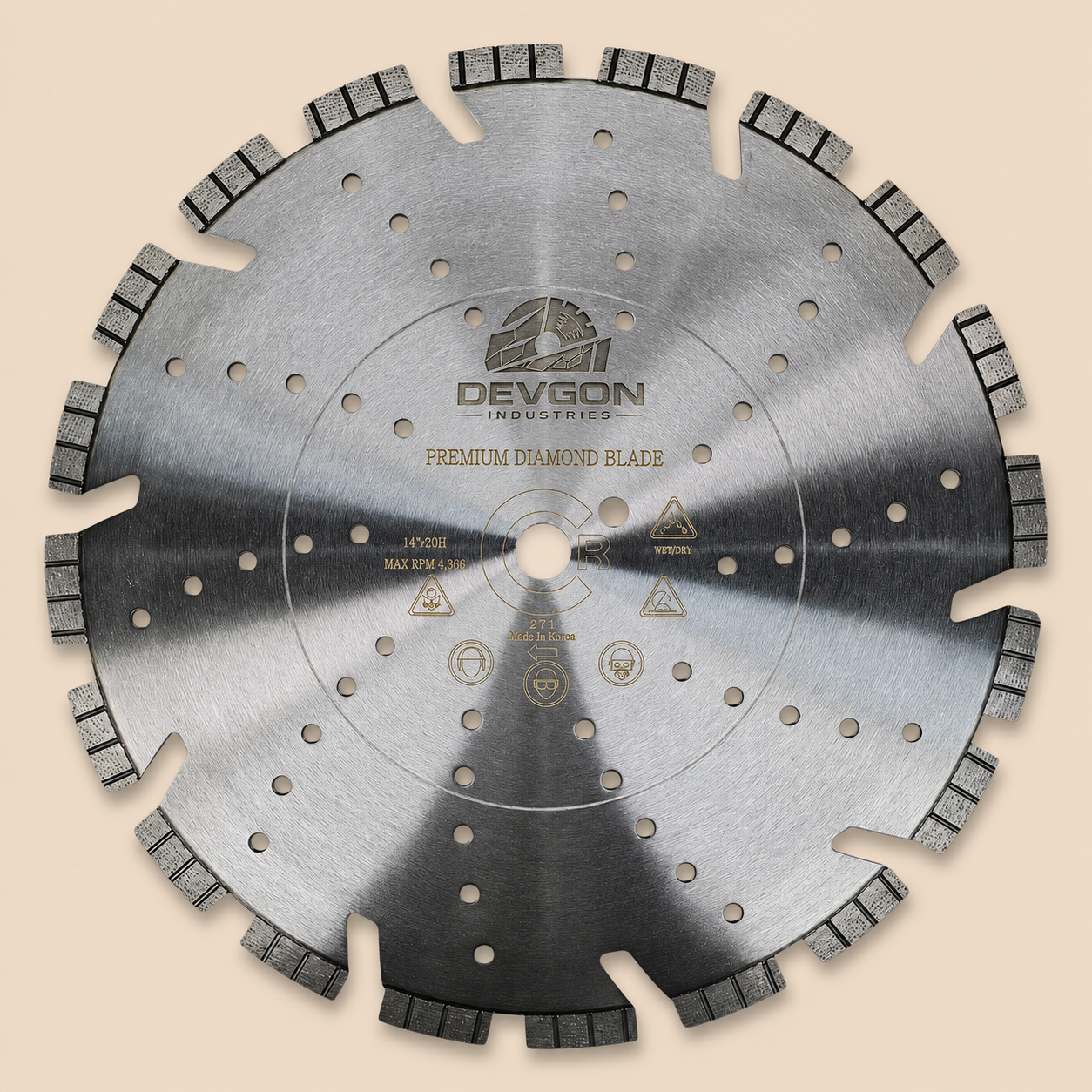 PAVTKO Vane Turbo Concrete Blade